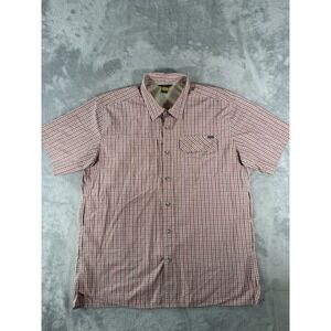 Eddie Bauer Travex Shirt Mens Large Fishing Vented Outdoor Hiking